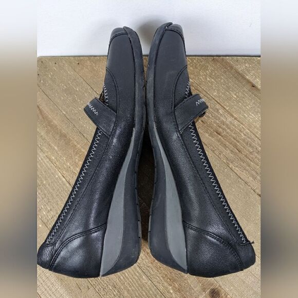 Naturalizer Olympia black leather slip on shoes comfort work size 6.5 - Picture 4 of 8